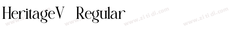 HeritageV2 Regular字体转换